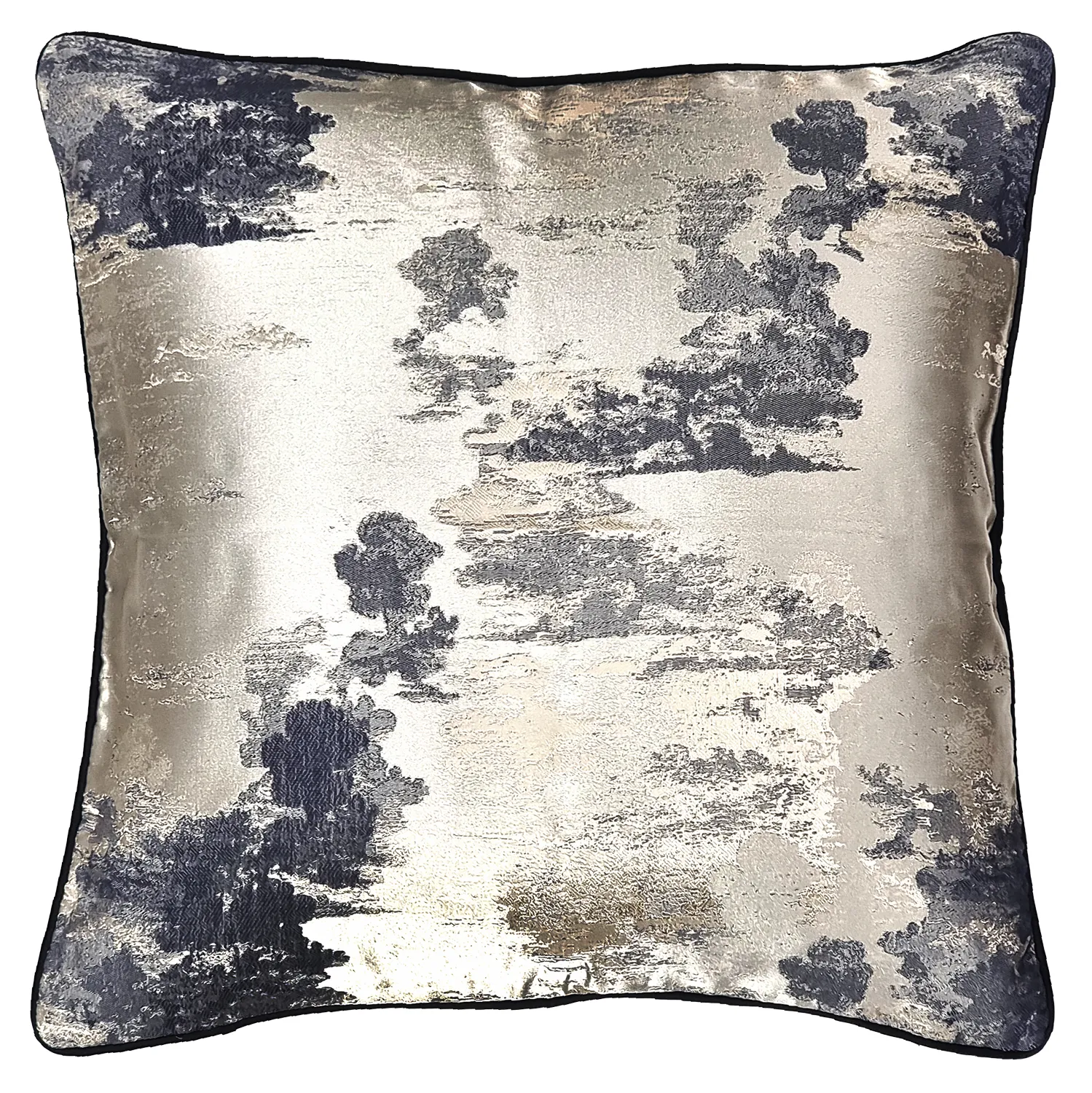 Poszewka na poduszke - Square Luxury 45 x 45 cm (złoto/multi)