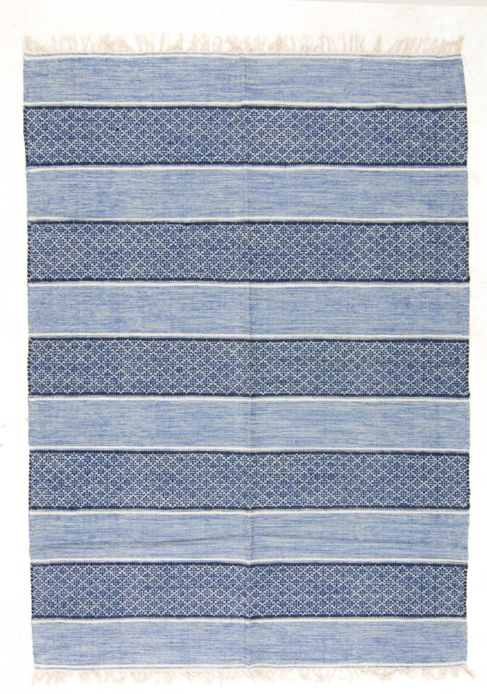 Dywan bawełniany - Visby (niebieski)