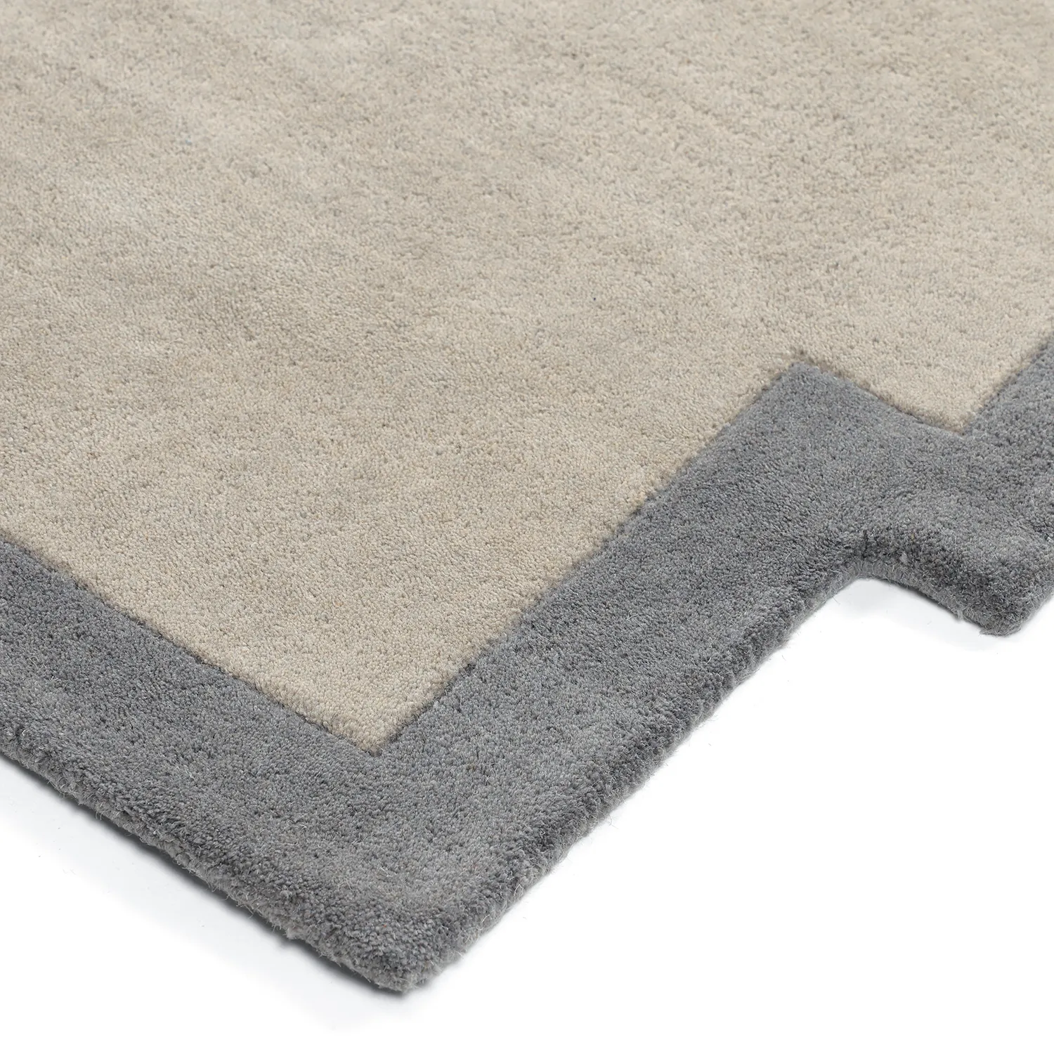 Dywan wełniany - Agra Hand Tufted Wool Premium (szary)