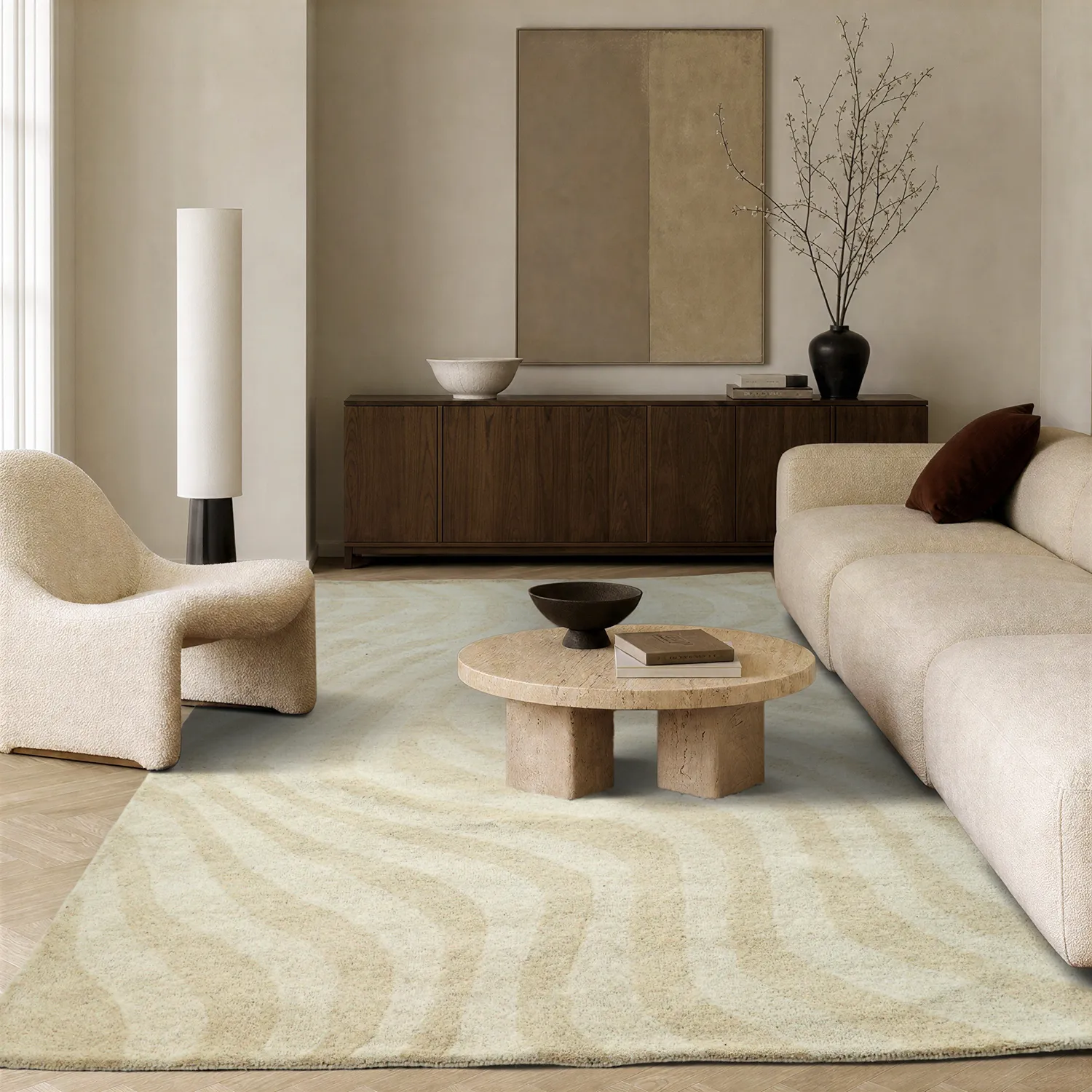 Dywan wełniany - Aiz Hand Tufted Wool Premium (szary)