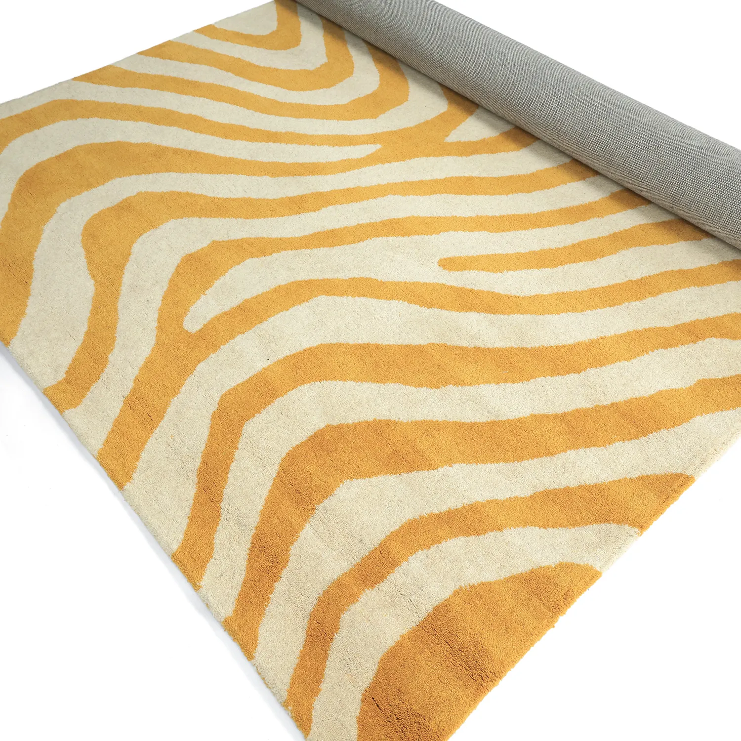Dywan wełniany - Aiz Hand Tufted Wool Premium (żółty)
