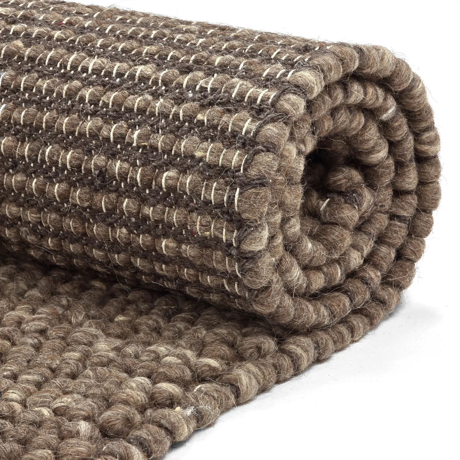 Dywan wełniany - Avafors Wool Bubble (brązowy/beżowy)