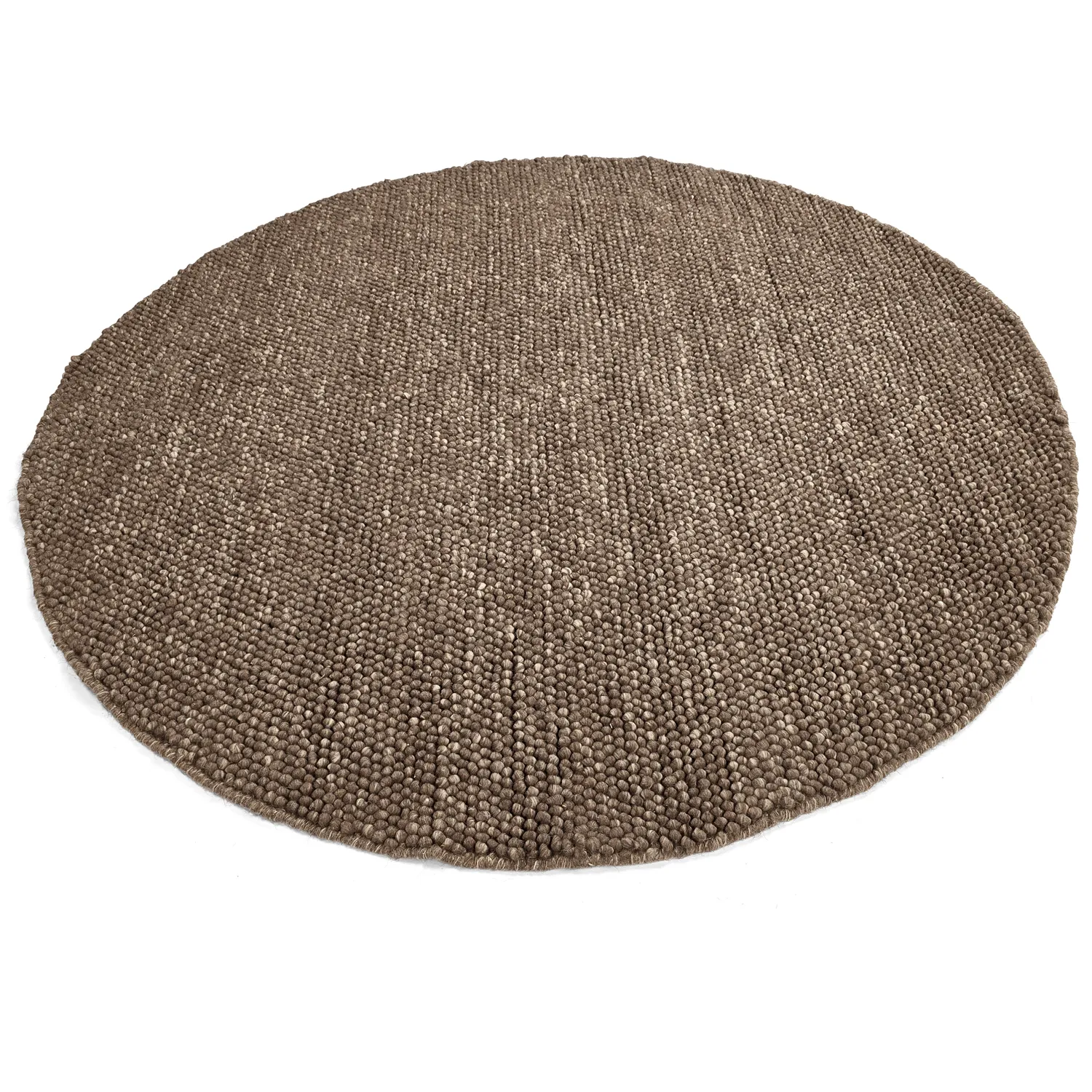 Okrągły dywan - Avafors Wool Bubble (brązowy/beżowy)