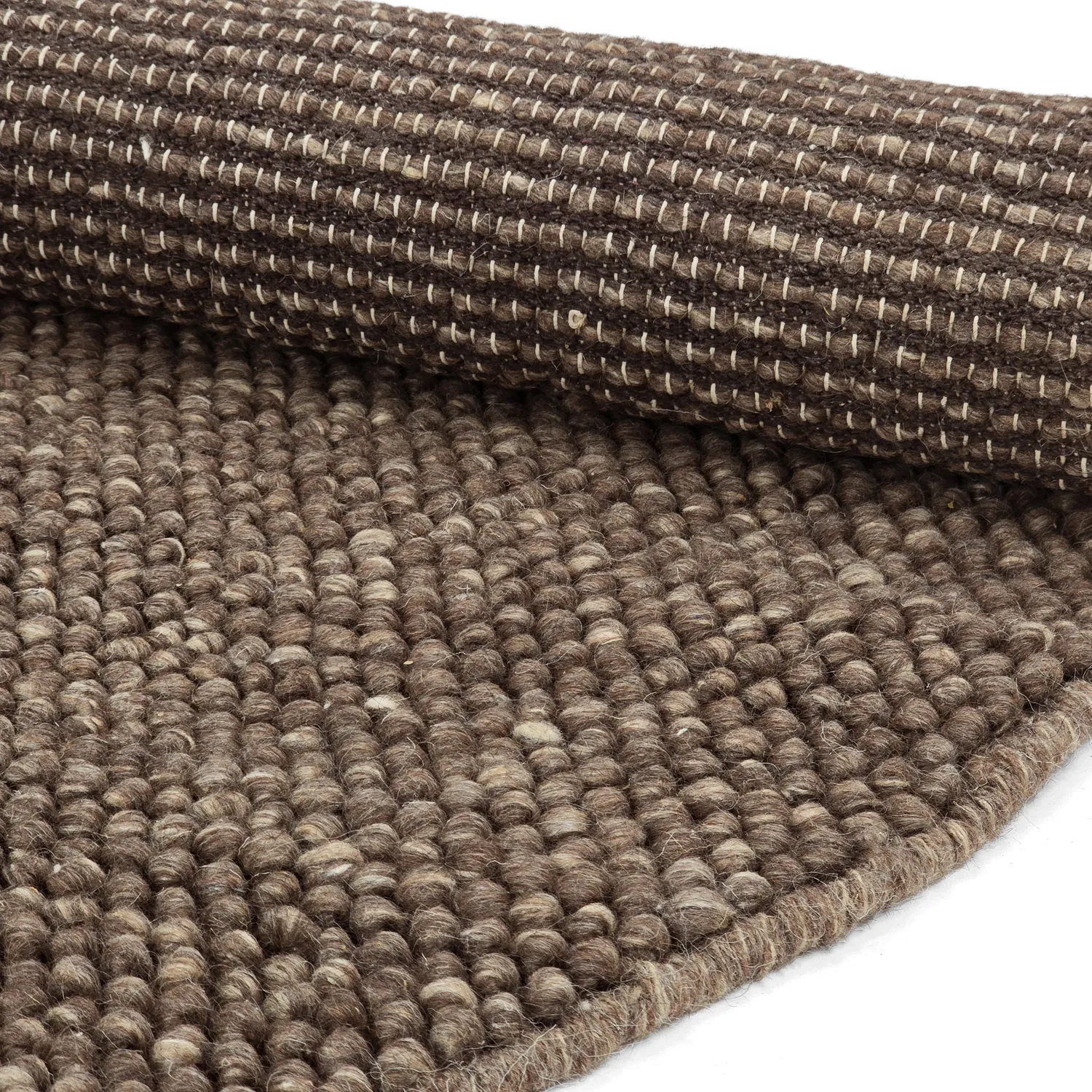 Okrągły dywan - Avafors Wool Bubble (brązowy/beżowy)