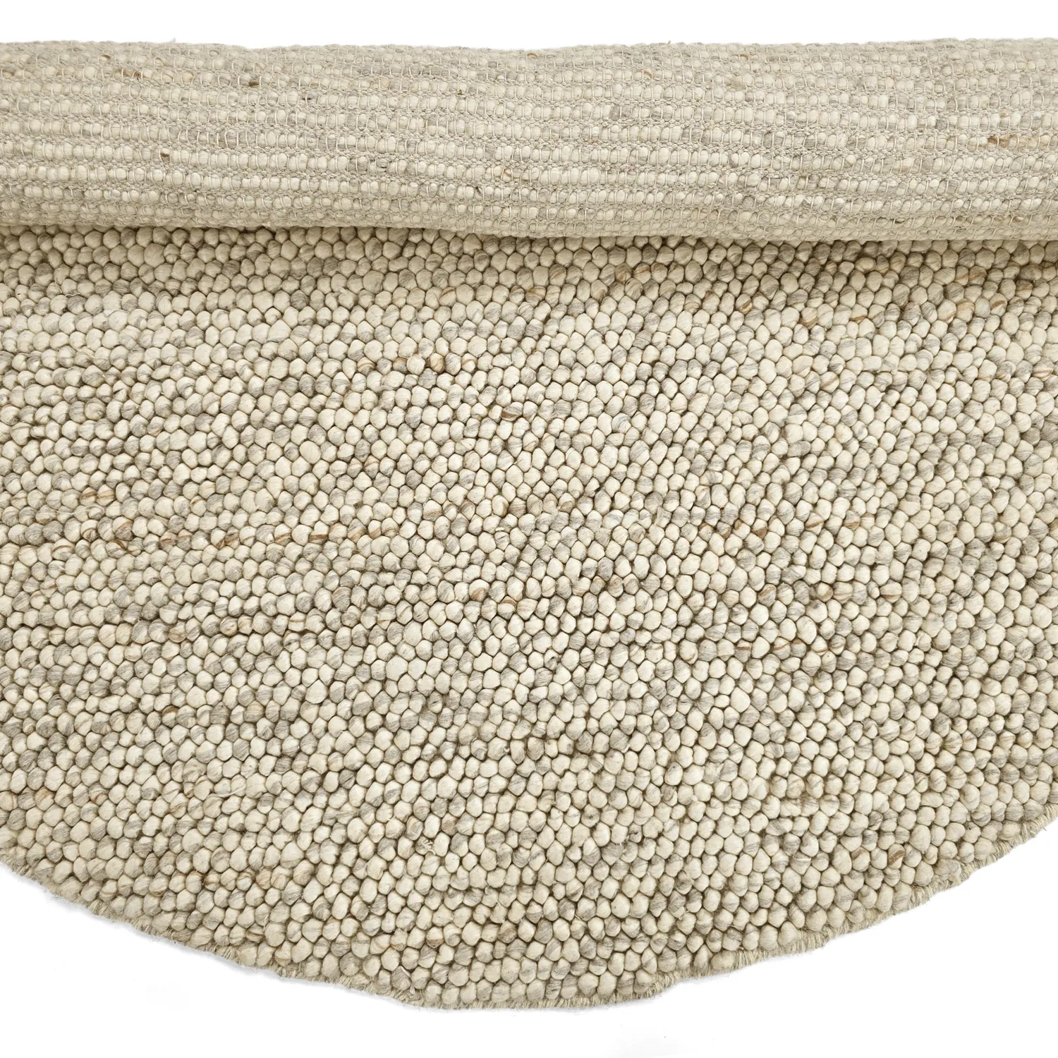 Okrągły dywan - Avafors Wool Bubble (szary/beżowy)
