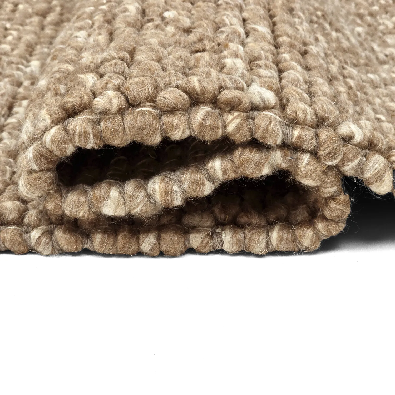 Dywan wełniany - Avafors Wool Bubble (jasnobrązowy/biały)