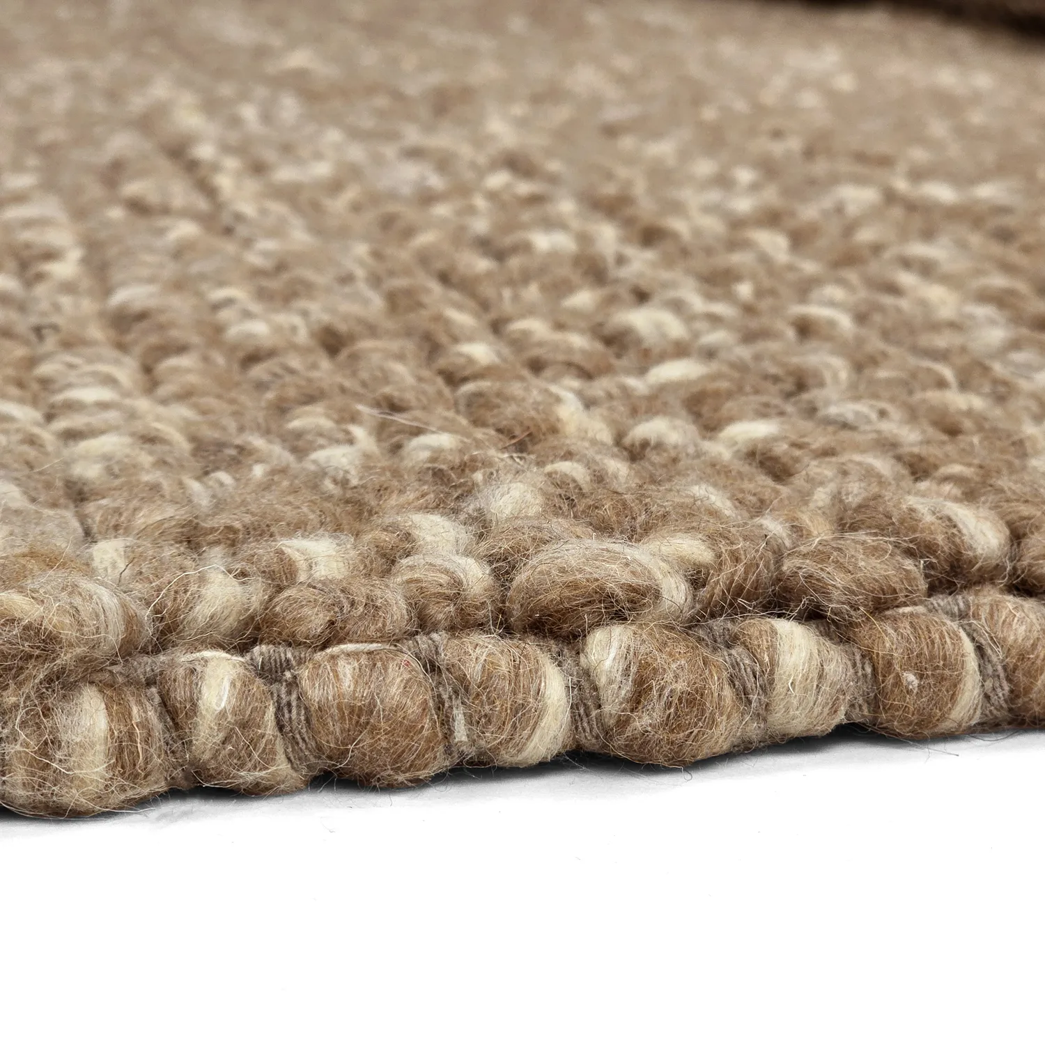 Dywan wełniany - Avafors Wool Bubble (jasnobrązowy/biały)