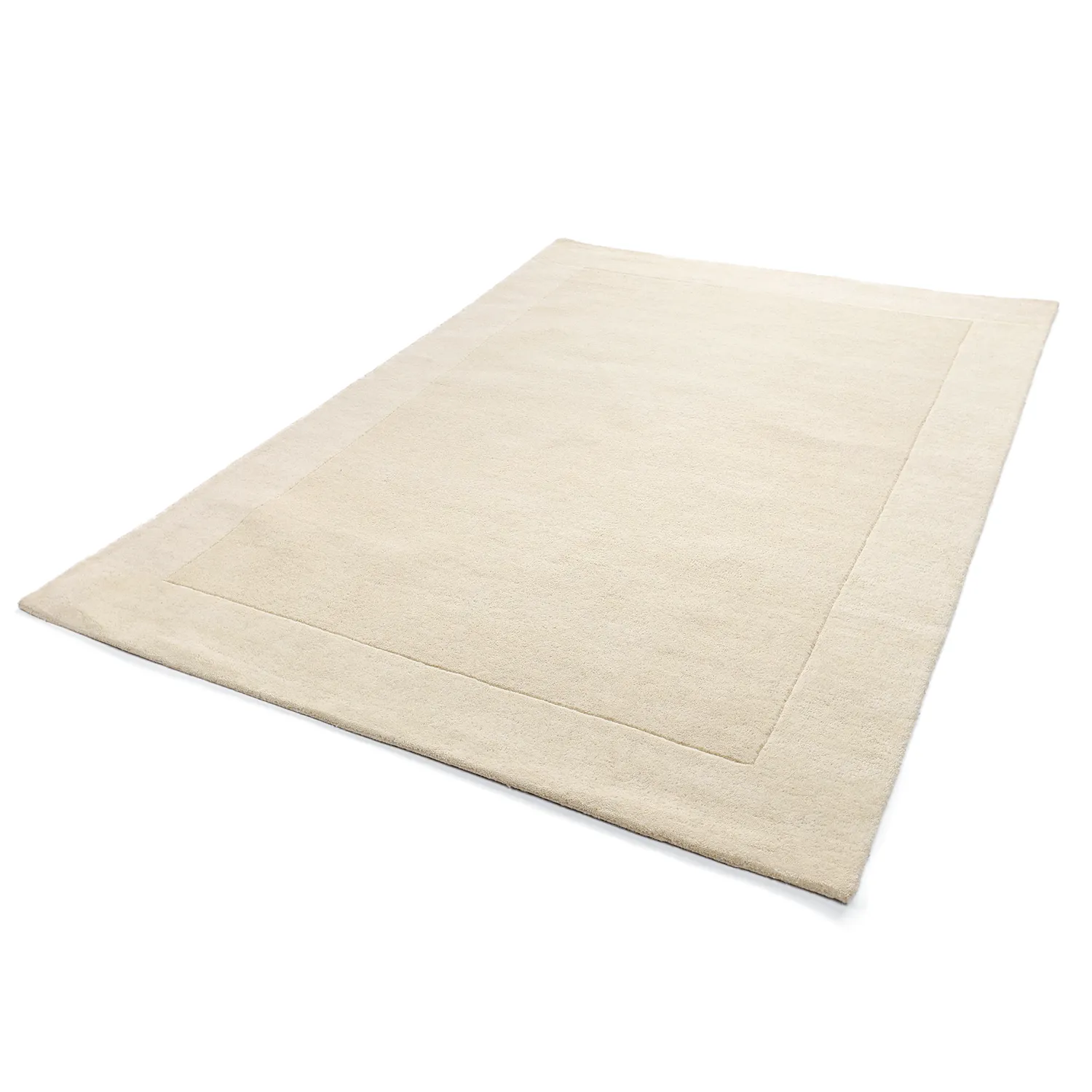 Dywan wełniany - Gaya Hand Tufted Wool Premium (kremowy/biały)
