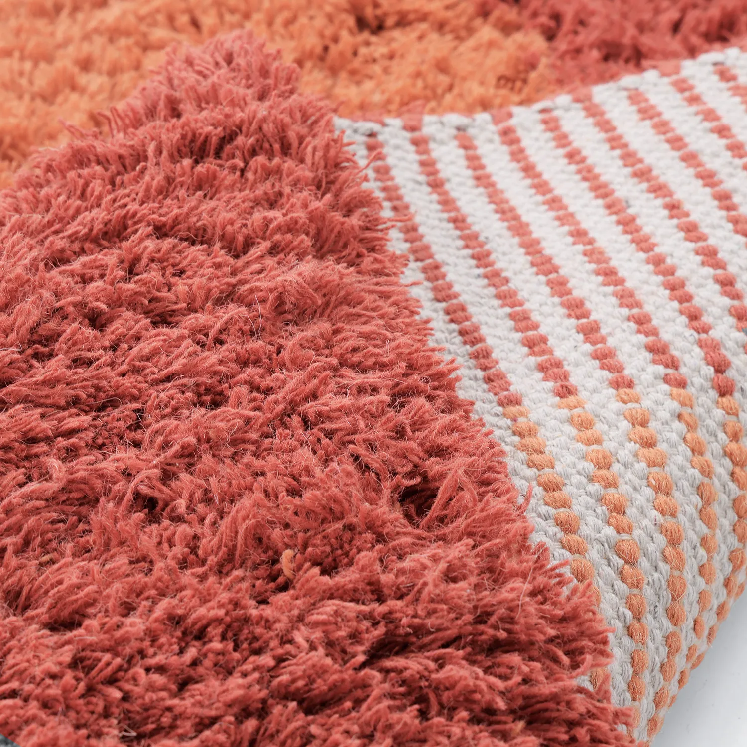 Dywan wełniany - Khenifra Handknot Wool Premium (pomarańczowy/czerwony)