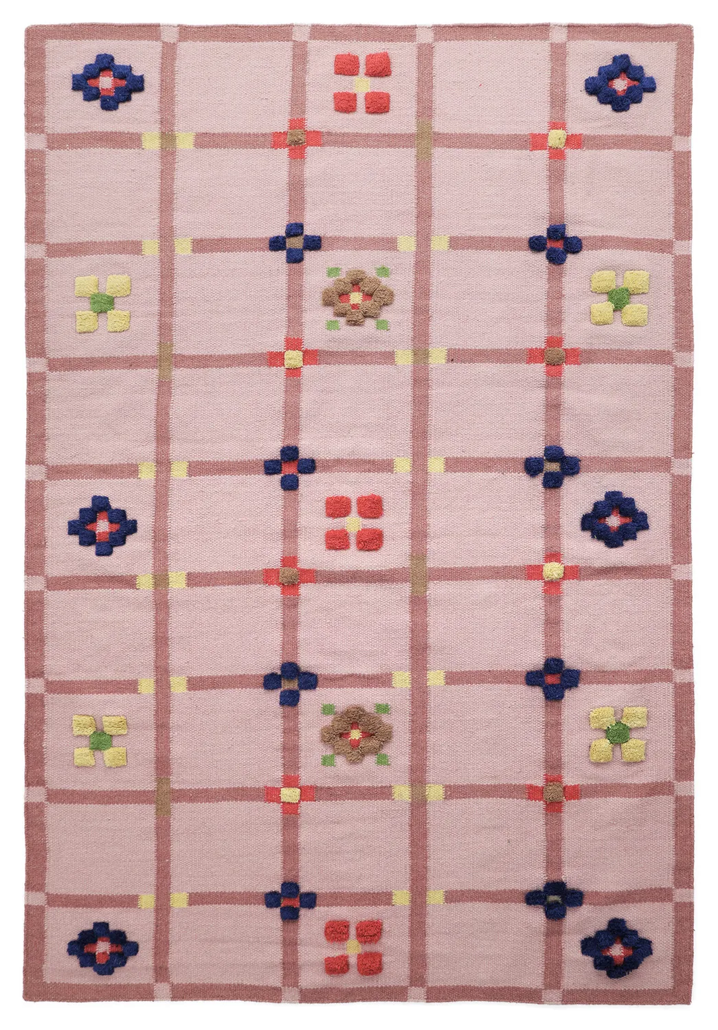 Dywan wełniany - Lausanne Flatweave Tufted Premium (różowy)