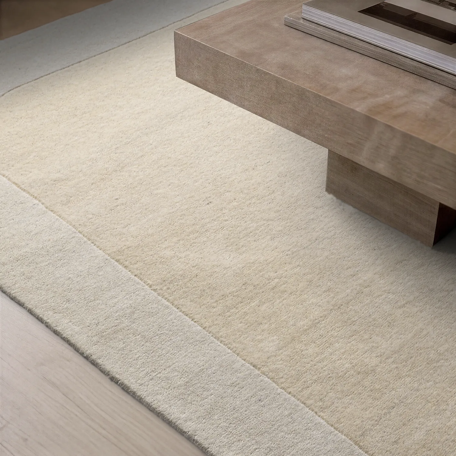 Dywan wełniany - Puri Hand Tufted Wool Premium (kremowy/biały)