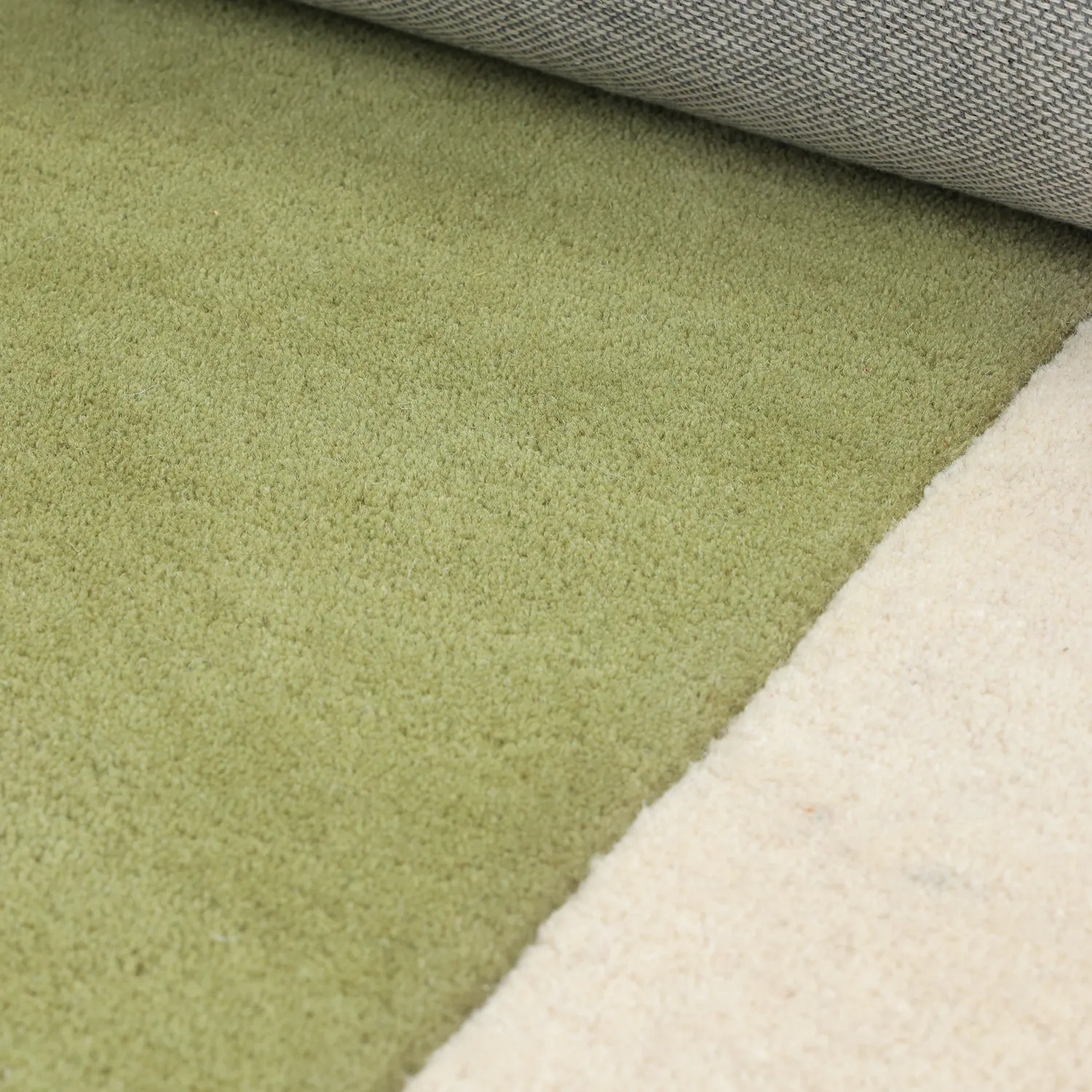 Dywan wełniany - Puri Hand Tufted Wool Premium (zielony/kremowy)