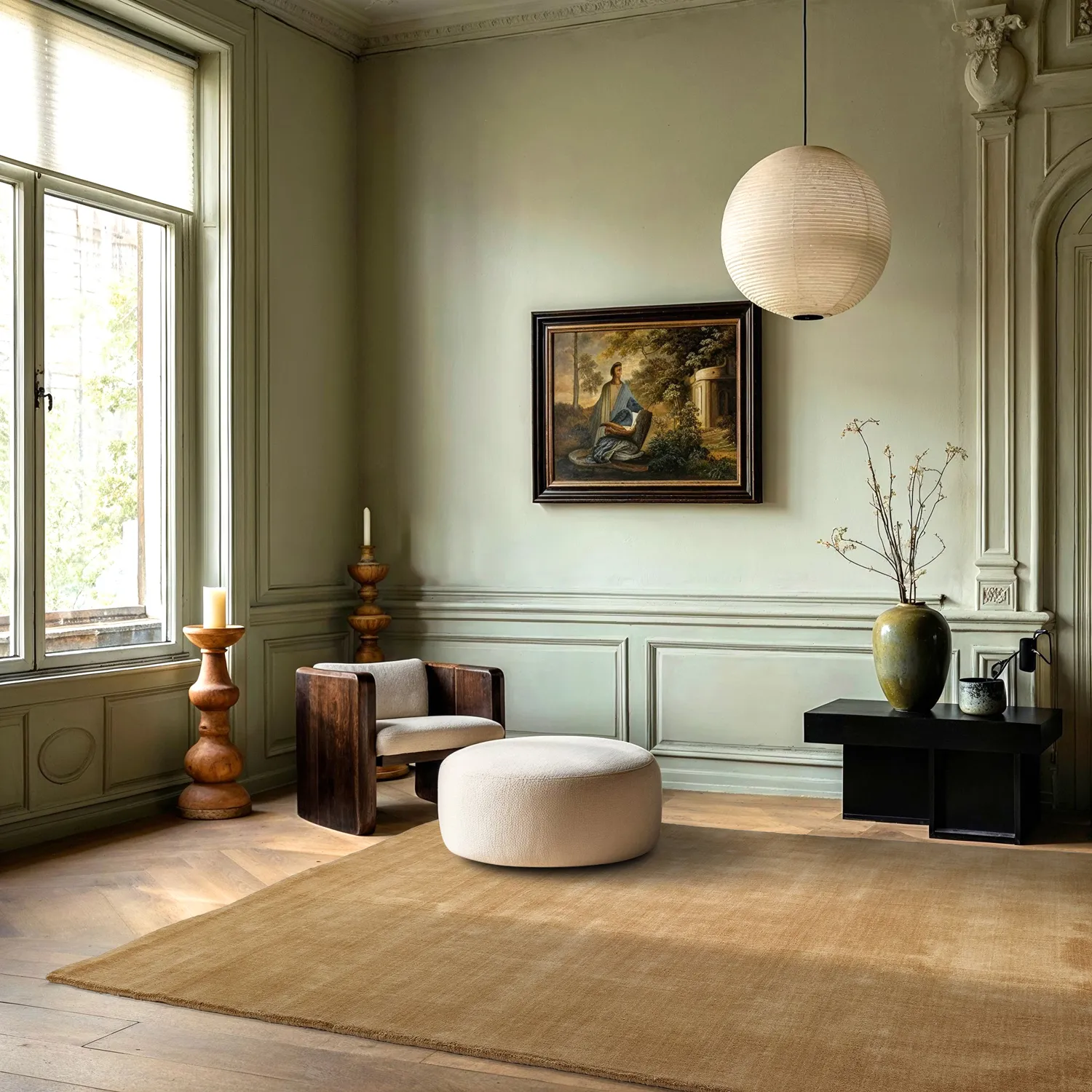 Dywan wełniany - Rozel Handloom Wool Premium (beżowy)