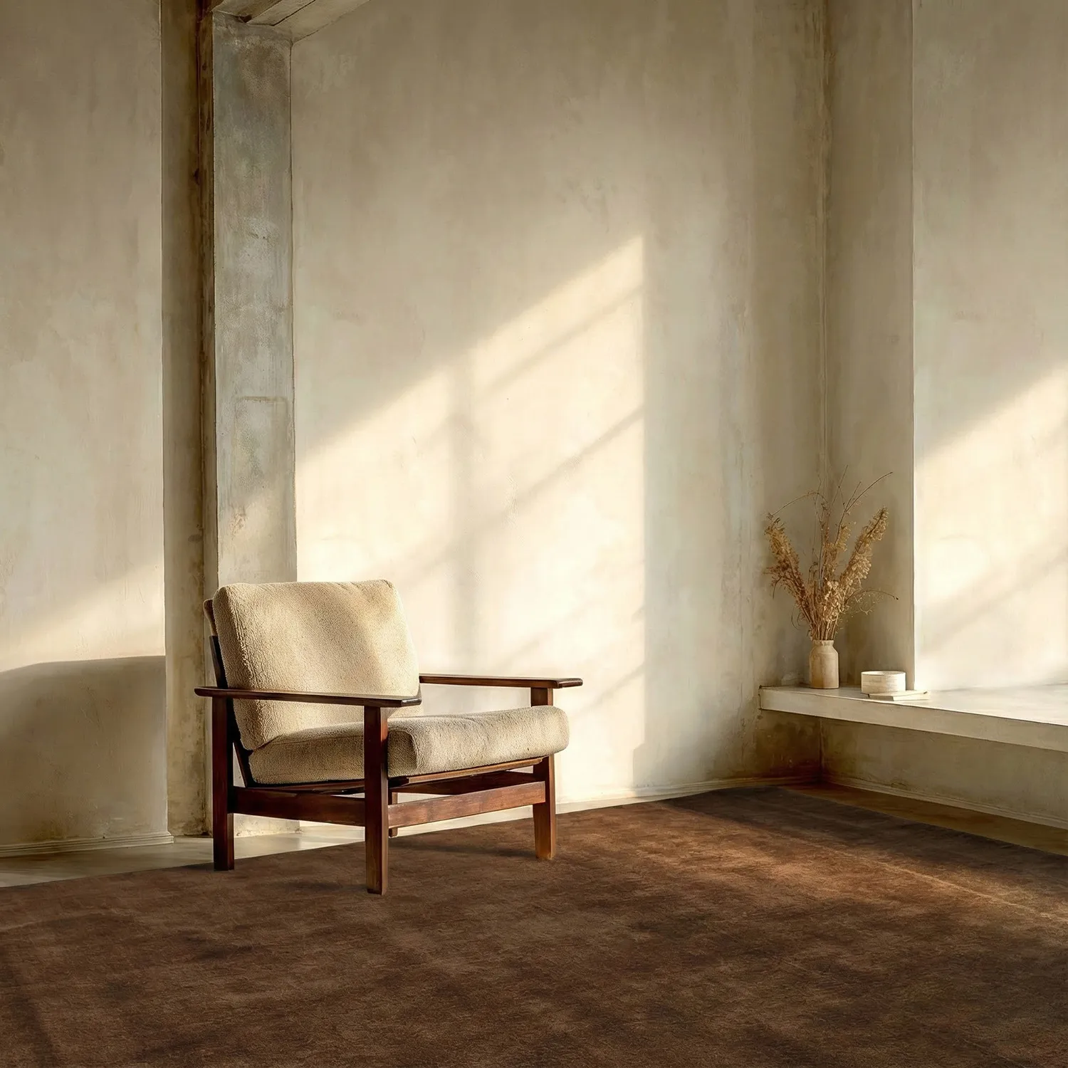 Dywan wełniany - Rozel Handloom Wool Premium (brązowy)