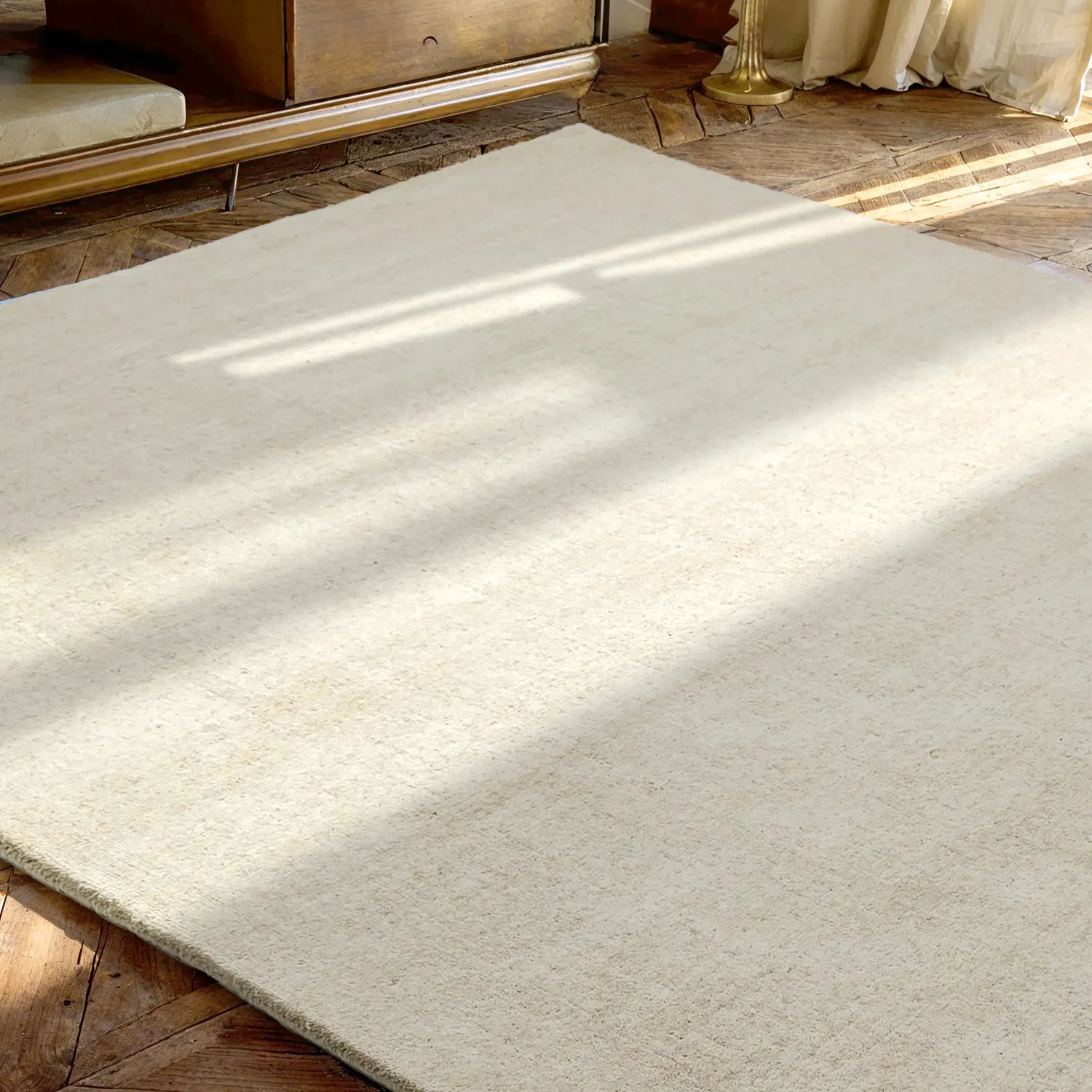 Dywan wełniany - Rozel Handloom Wool Premium (krem)