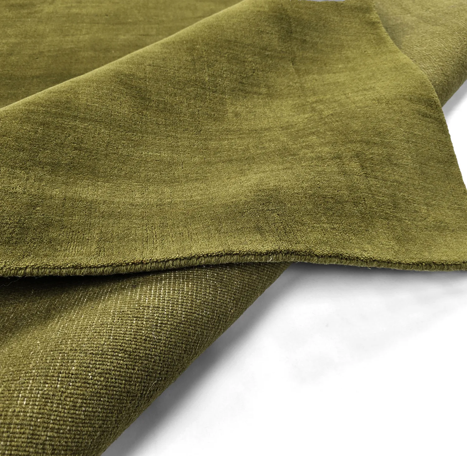Dywan wełniany - Rozel Handloom Wool Premium (zieleń mchu)