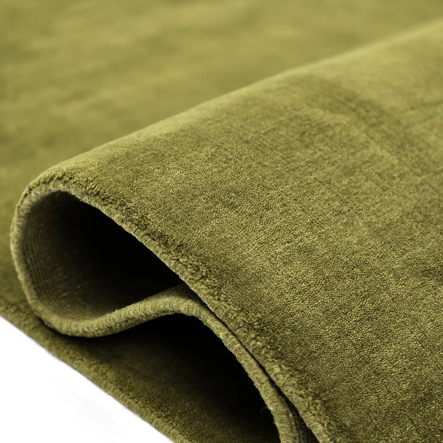 Dywan wełniany - Rozel Handloom Wool Premium (zieleń mchu)