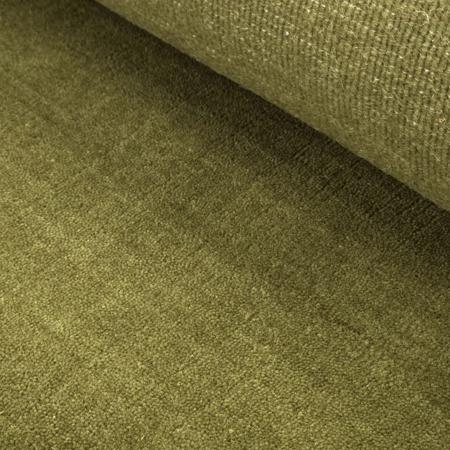 Dywan wełniany - Rozel Handloom Wool Premium (zieleń mchu)
