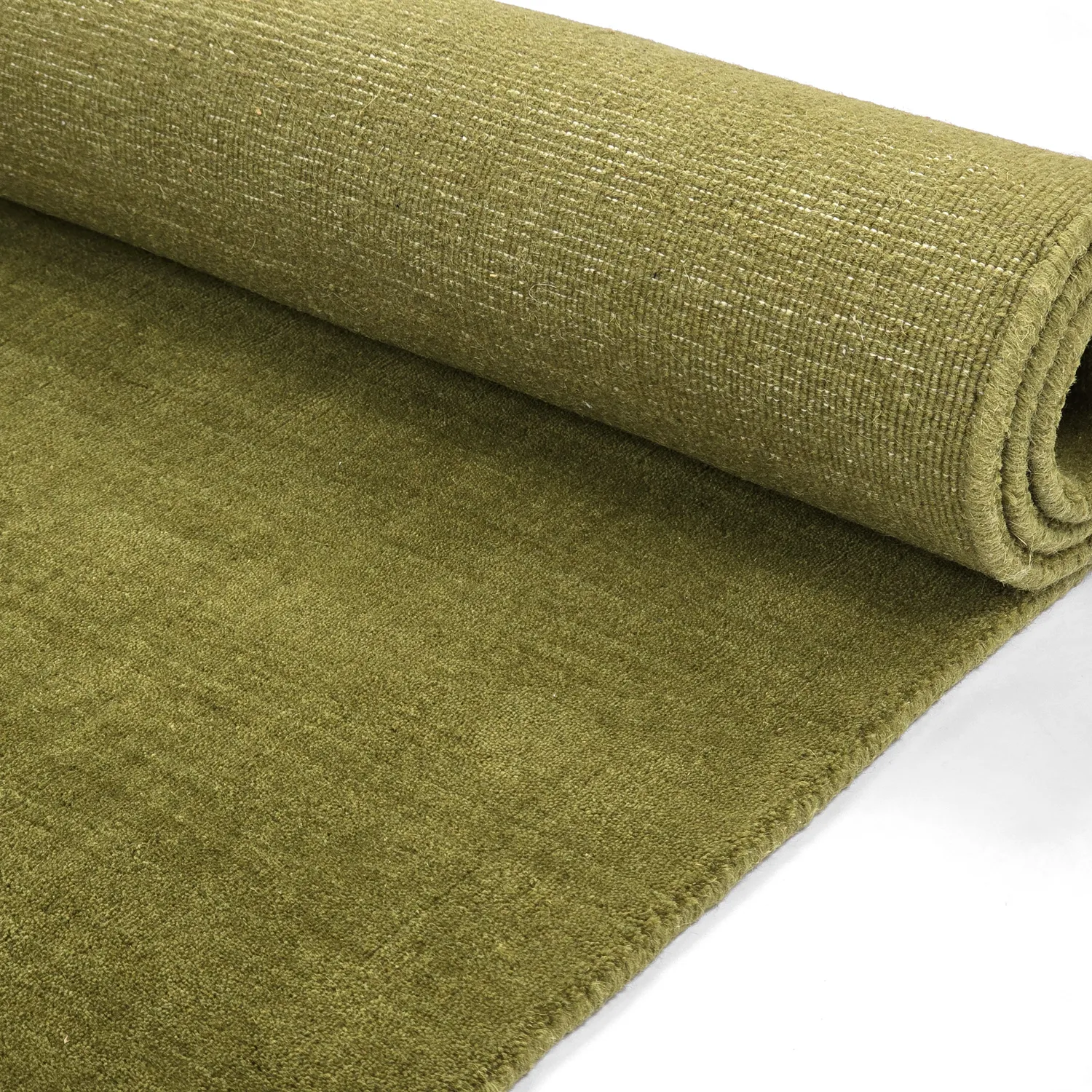 Dywan wełniany - Rozel Handloom Wool Premium (zieleń mchu)