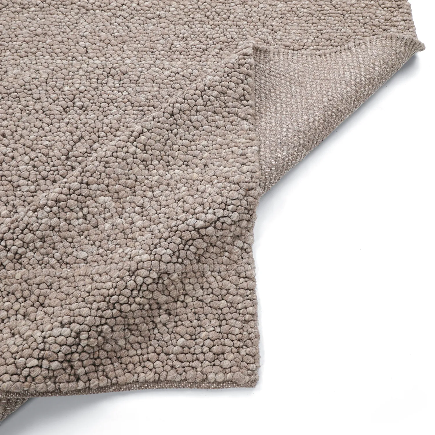 Dywan wełniany - Sala Irregular Wool Bubble (taupe/biały melanż)