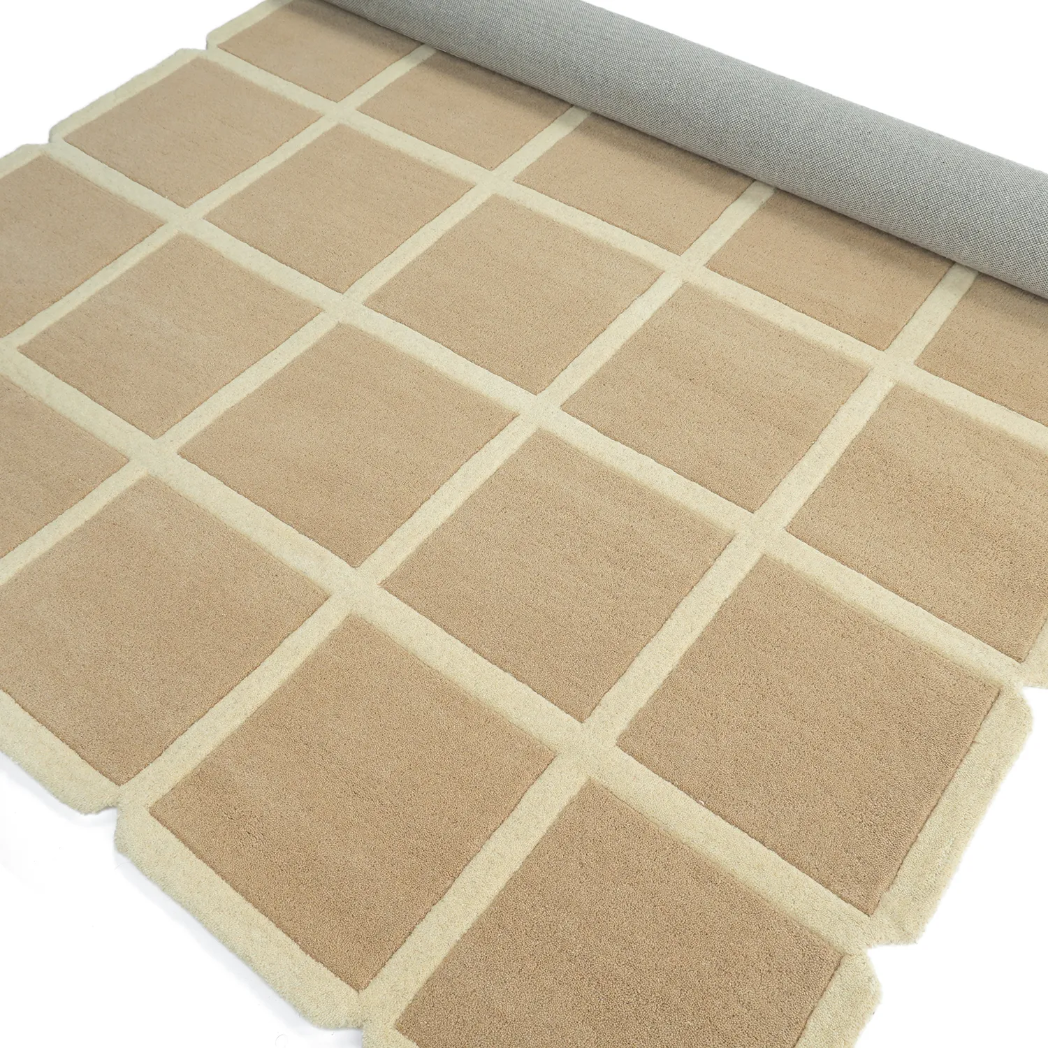 Dywan wełniany - Syl Hand Tufted Wool Premium (beżowy/kremowy)