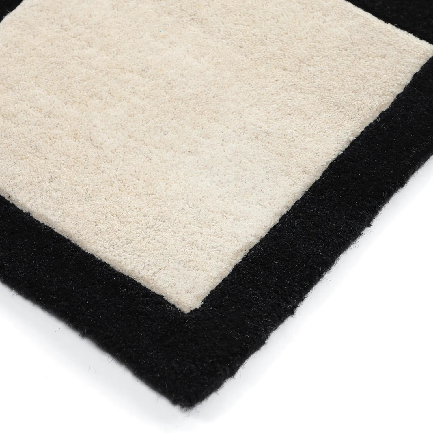 Dywan wełniany - Syl Hand Tufted Wool Premium (czarny/biały)