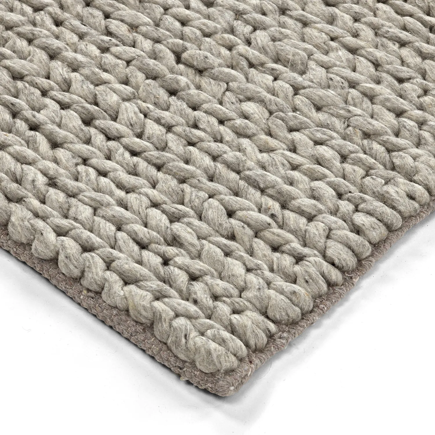 Dywan wełniany - Talvia Braided Wool (szary)