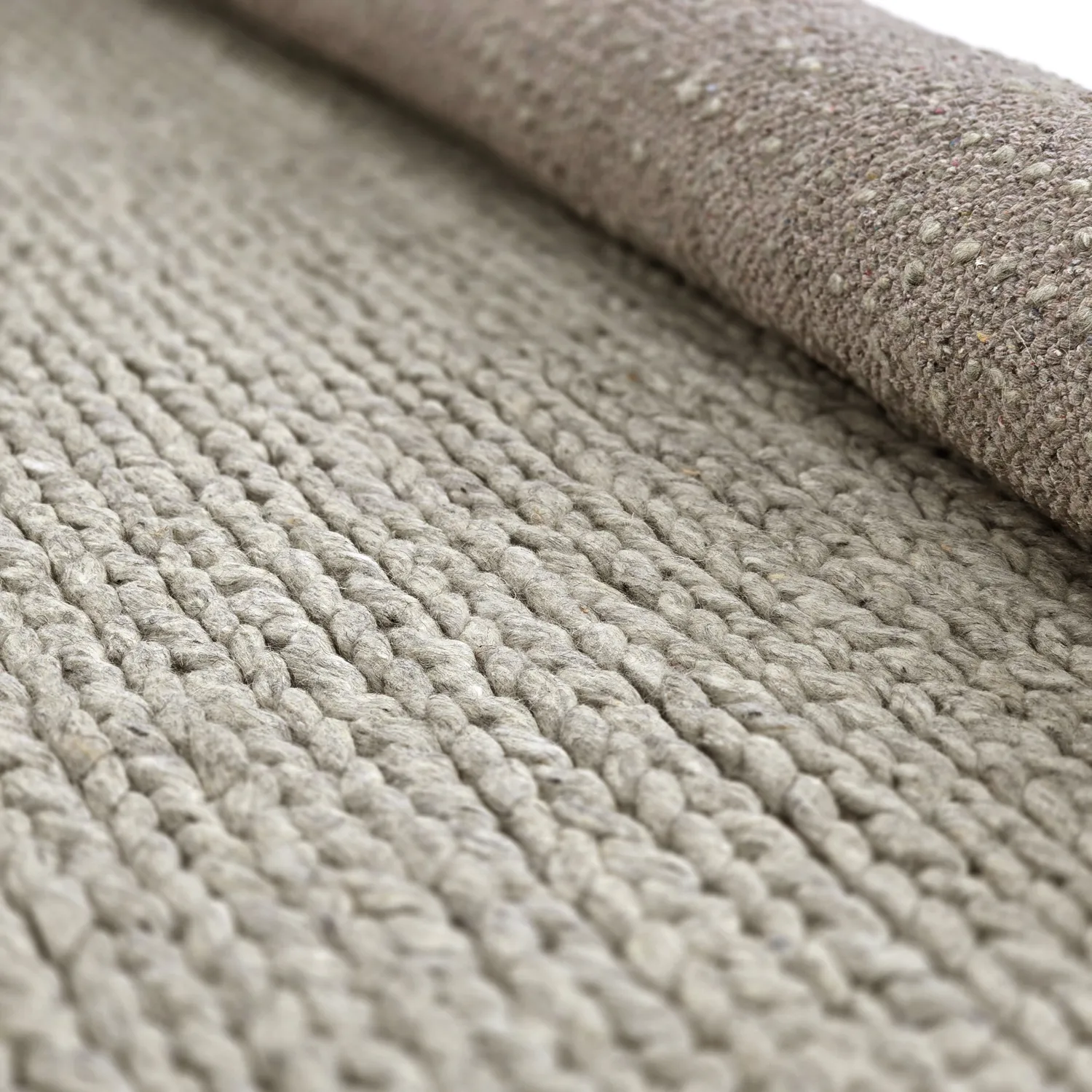 Dywan wełniany - Talvia Braided Wool (szary)