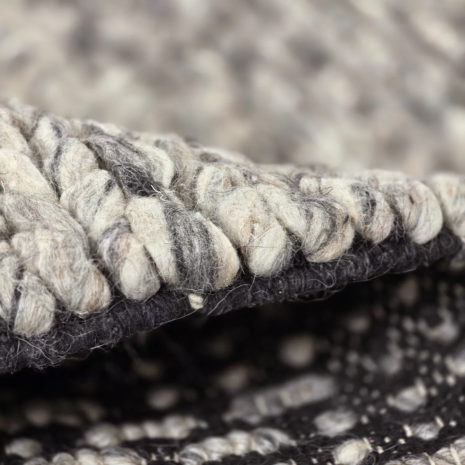 Dywan wełniany - Talvia Braided Wool (ciemnoszary)