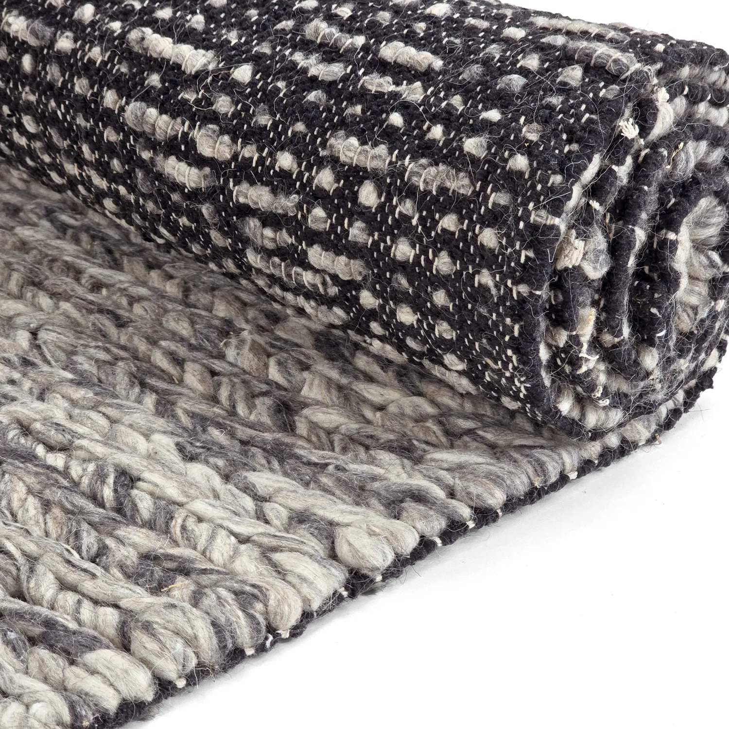 Dywan wełniany - Talvia Braided Wool (ciemnoszary)
