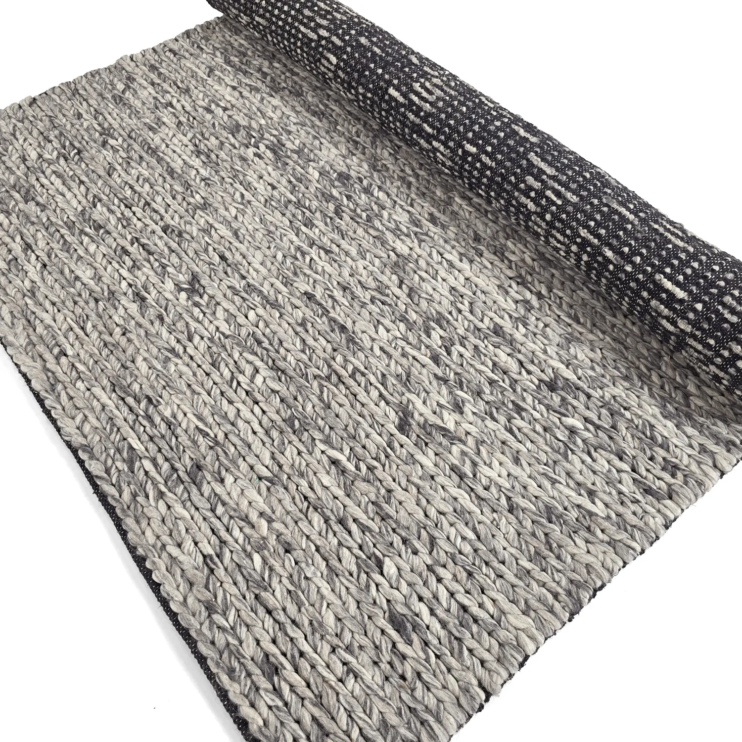Dywan wełniany - Talvia Braided Wool (ciemnoszary)