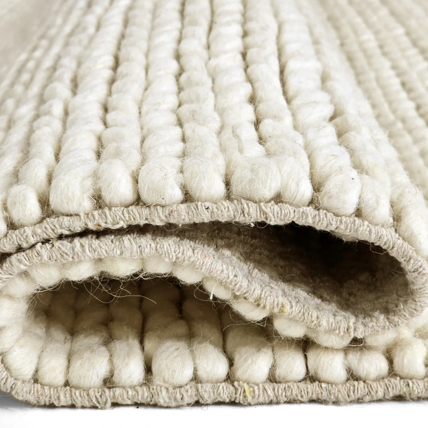 Dywan wełniany - Talvia Braided Wool (białawy)