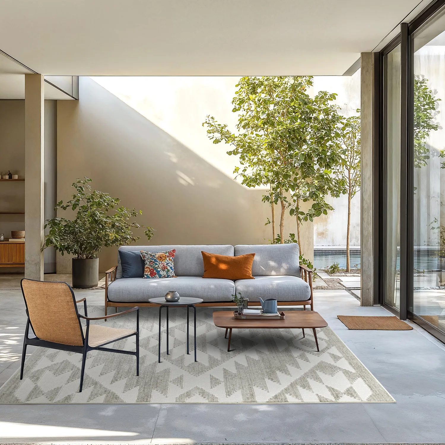 Shaggy Indoor/Outdoor - Patton (szary)