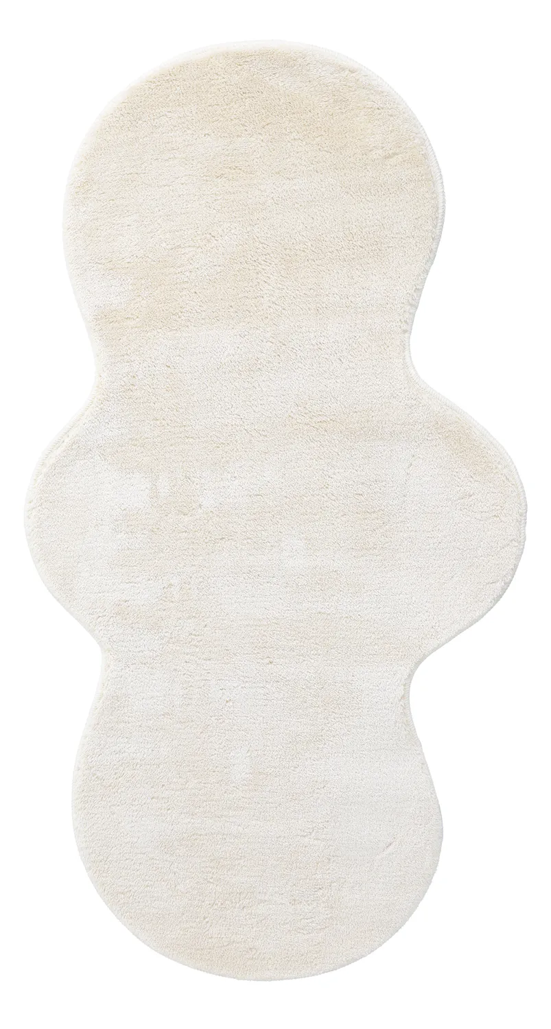 Falowany Dywan Chodnikowy - Aranga Super Soft Fur (beżowy)