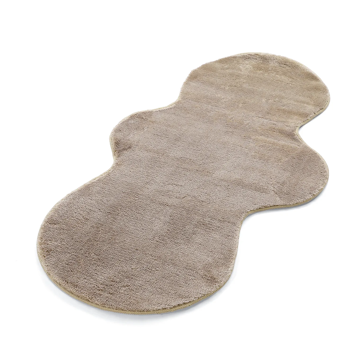 Falowany Dywan Chodnikowy - Aranga Super Soft Fur (brązowy)