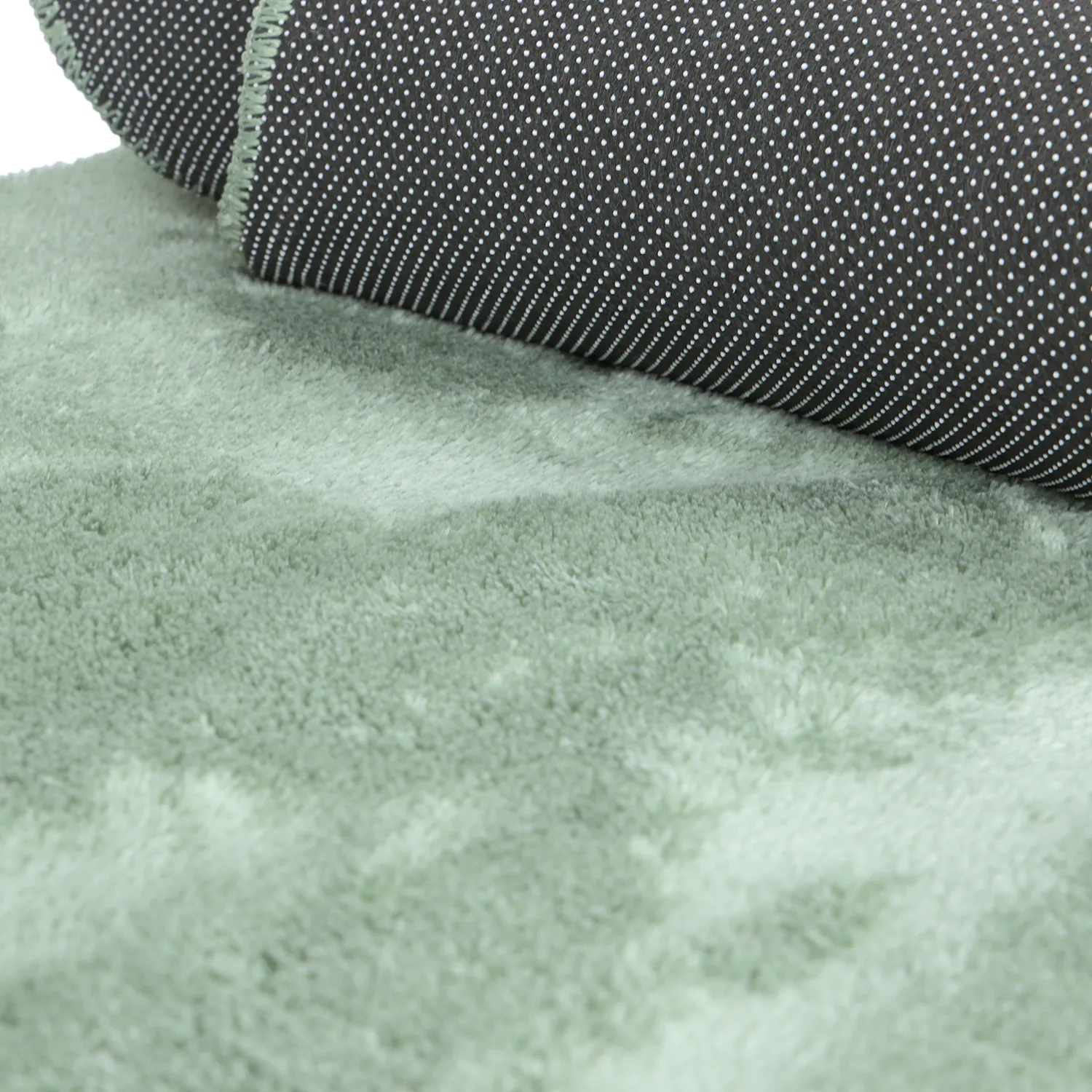 Falowany Dywan Chodnikowy - Aranga Super Soft Fur (zielony)