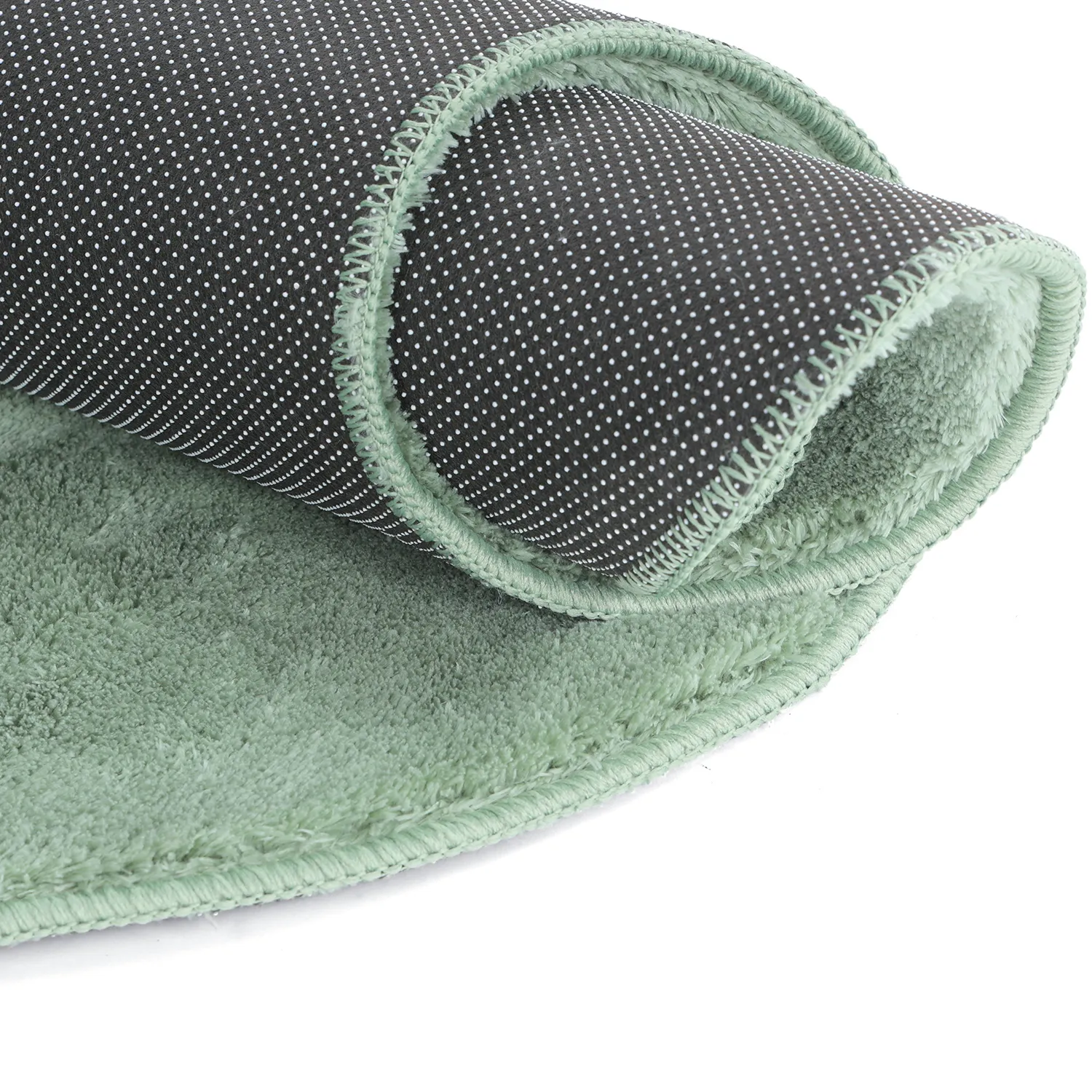 Falowany Dywan Chodnikowy - Aranga Super Soft Fur (zielony)