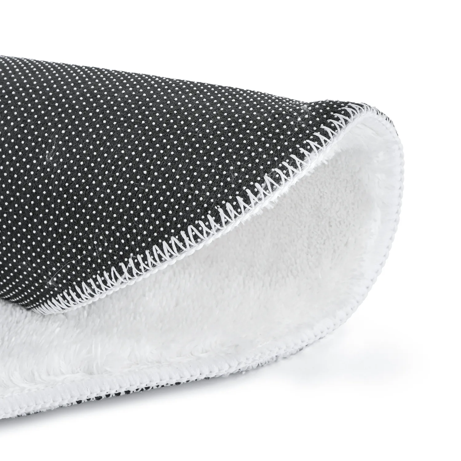 Falowany Dywan Chodnikowy - Aranga Super Soft Fur (biały)