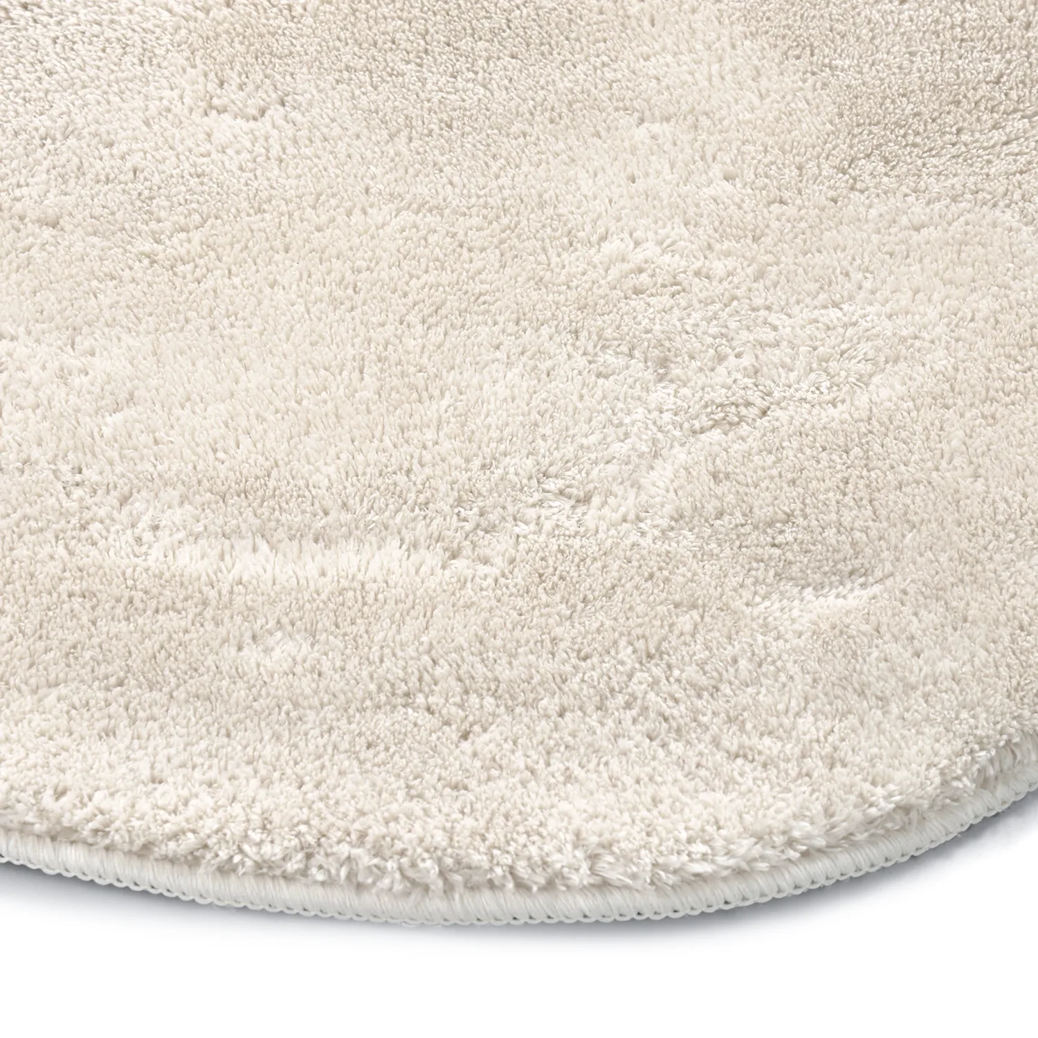 Okrągły Falowany Dywan - Aranga Super Soft Fur (beżowy)