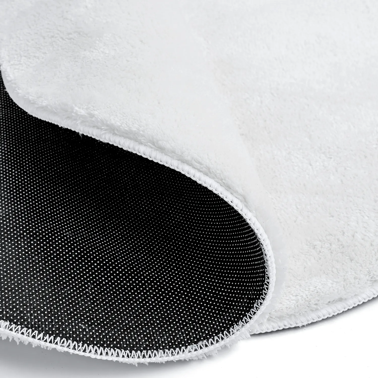 Okrągły Falowany Dywan - Aranga Super Soft Fur (biały)