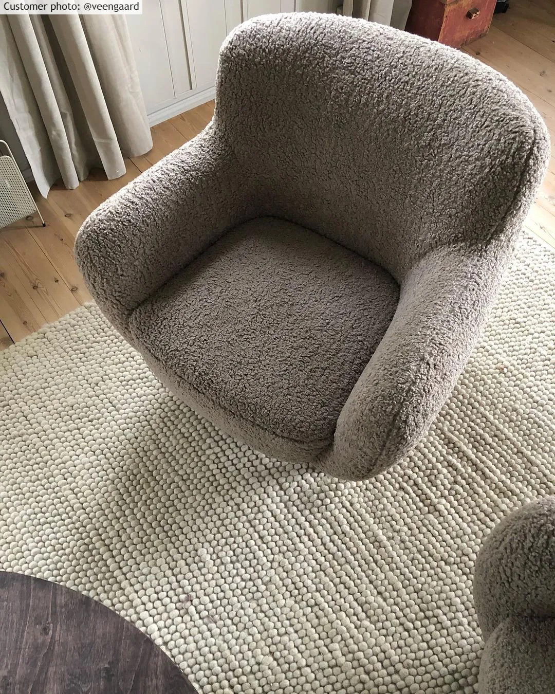 Dywan wełniany - Avafors Wool Bubble (beżowy)
