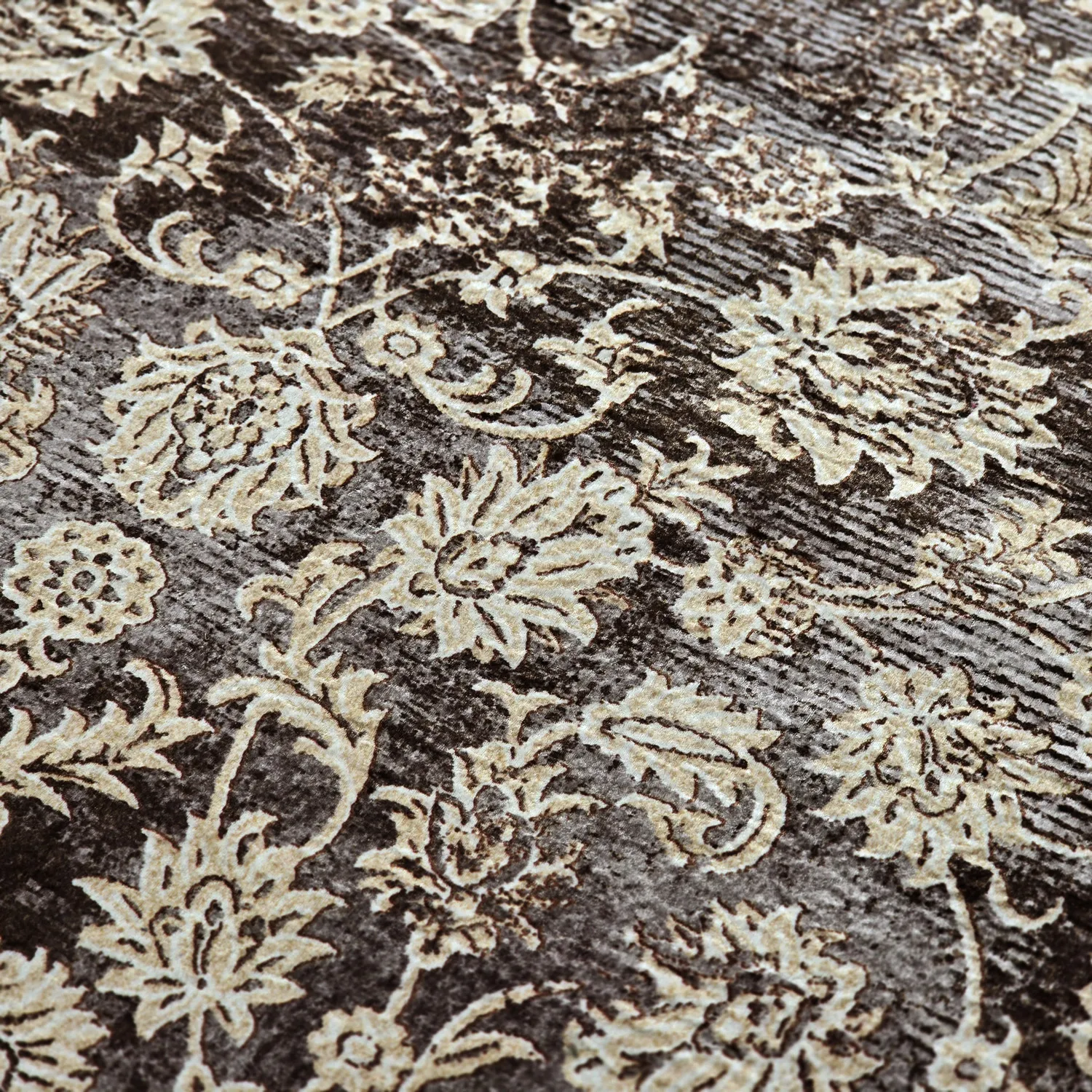 Dywan Wilton - Flowers (brązowy)