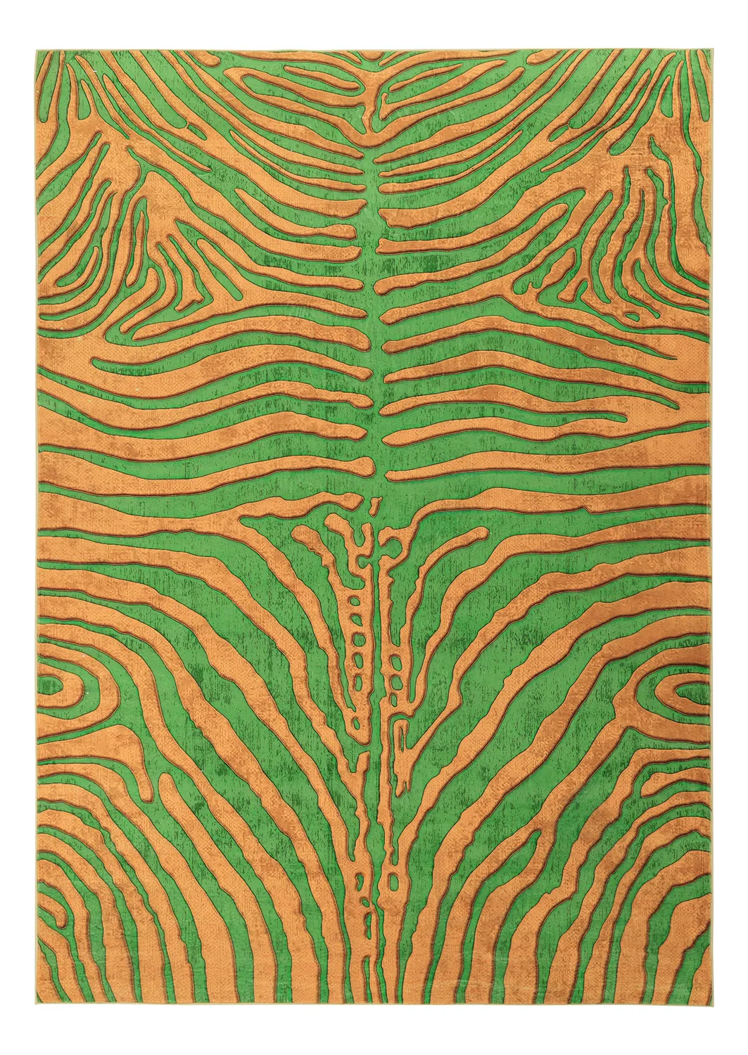 Dywan Wilton - Zebra (zielony/pomarańczowy)